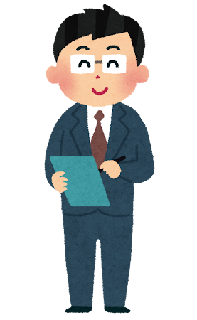 男性マネージャーのイラスト